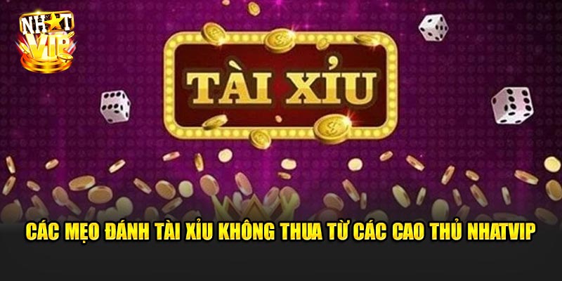 Các Mẹo Đánh Tài Xỉu Không Thua Từ Các Cao Thủ Nhatvip