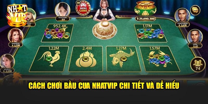 Cách Chơi Bầu Cua Nhatvip chi tiết và dễ hiểu