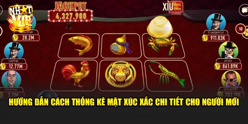 Hướng dẫn cách thống kê mặt xúc xắc chi tiết cho người mới