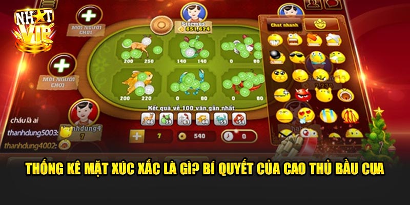 Thống kê mặt xúc xắc là gì? Bí quyết của cao thủ Bầu Cua